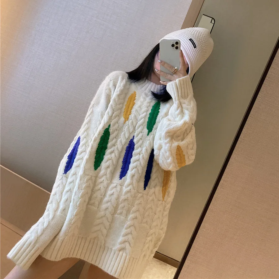 DEAT autumn and winter high collar lantern sleeves