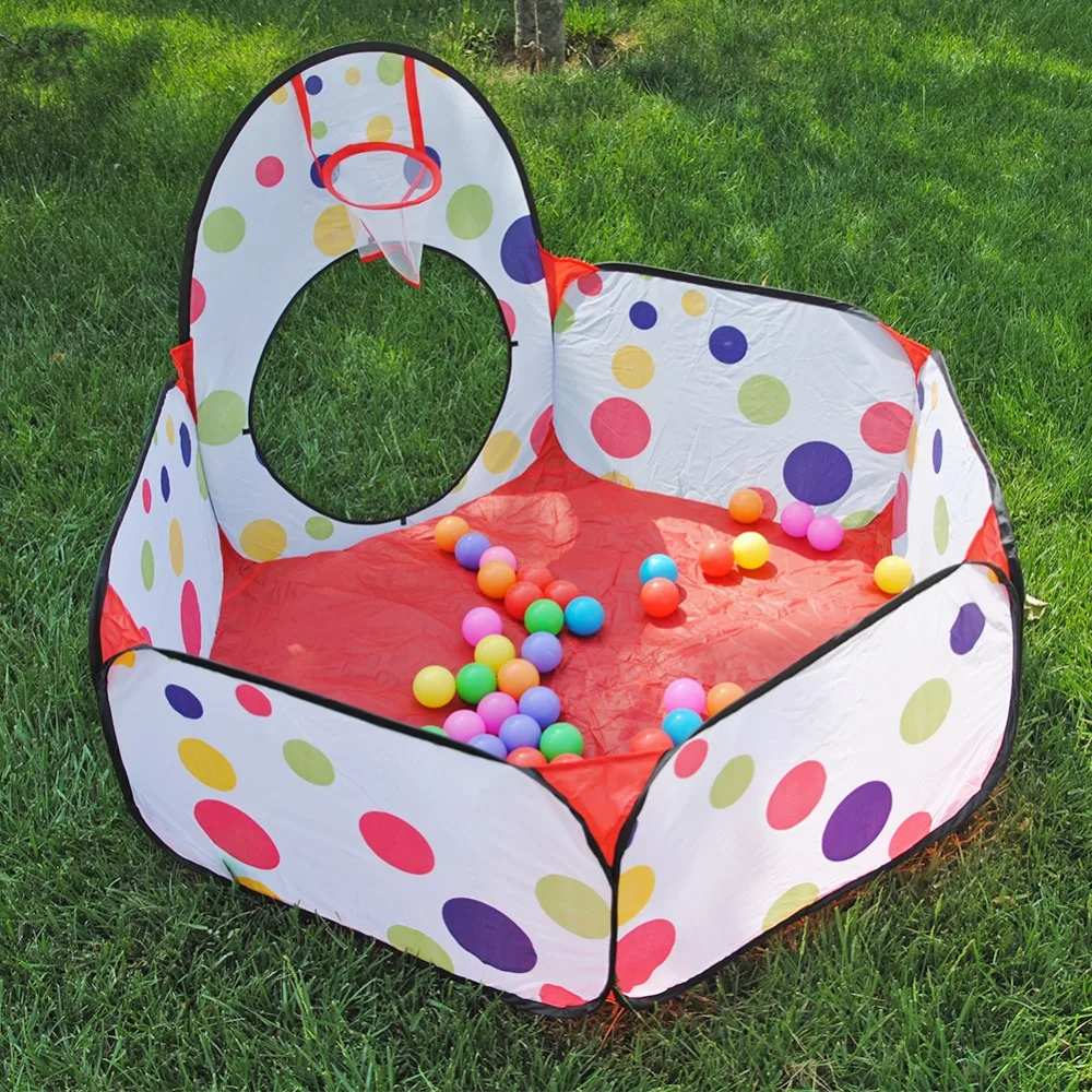 3Pcs/Set Play Tent Baby Toys Ball Pool for Children Tipi Tent Pool Ball Pool Pit Baby Tent House Crawling Tunnel Ocean Kids Tent