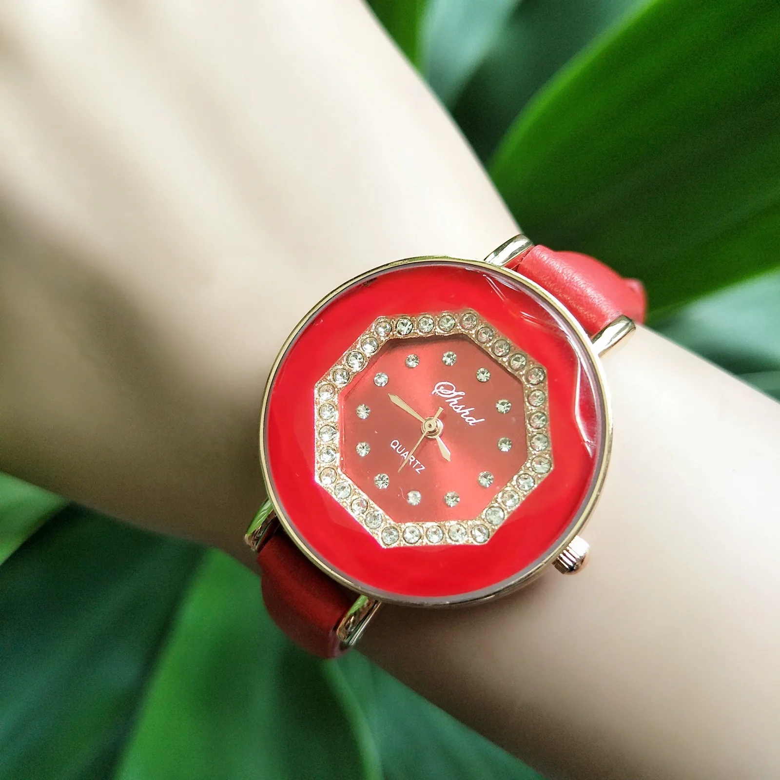 

2019 Belt watch new ladies watch with crystal diamond