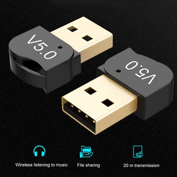

5.0 Music Receiver USB Dongle Stereo TV Computer Audio Transmitter For PC Bluetooth Adapter High Speed HIFI Wireless Home Laptop
