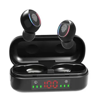 

Binaural Bluetooth headset Digital display Bluetooth headset Earplug Bluetooth headset Business Bluetooth