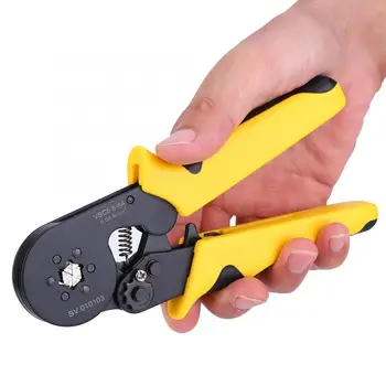 

VSC8 6-6A Crimp Pliers Carbon Steel Plate High Accuracy Terminals Crimping Hand Tool 0.08-6mm2 AWG26-10