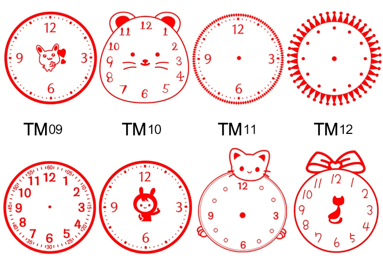 어린이용 시계 스탬프 교육 도구, 초등학생용 다양한 스타일 씰, 시계 학습, 1 개