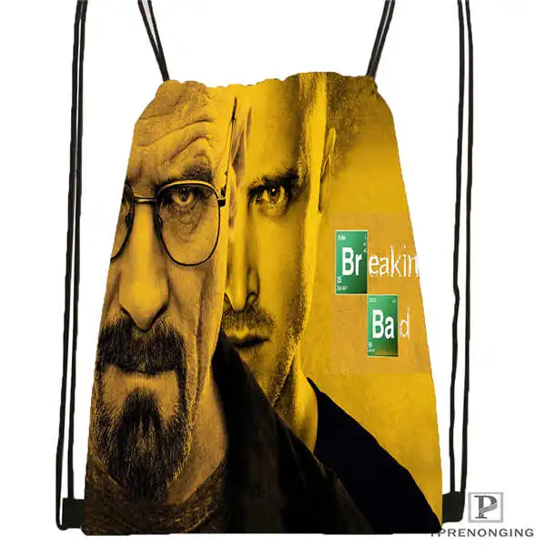 Custom_ break-bad-aaron походная сумка на шнурке милый рюкзак для детей(черная спинка) 31x40 см#2018611-26