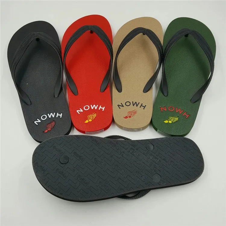 

New Style Men Fashion Casual Flip-flops Fashion-Flying Feet Pattern Anti-slip Rubber Slipper