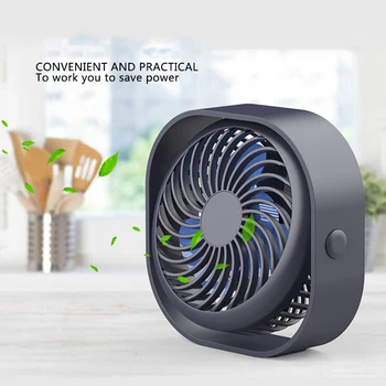 

Mini USB Fan Cooling 2020 Home USB Fan Cooler 3 Speeds 360 Degree Rotation USB Rechargeable Air Fan USB Charging Desktop Fan
