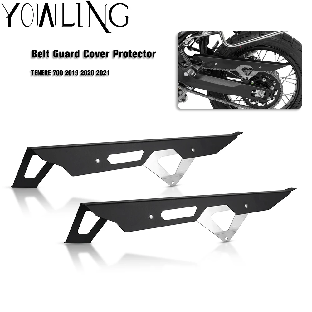 

Motorcycle Belt Guard Cover Protector For Yamaha Tenere 700 XTZ 690 T700 XTZ 700 2019 2020 2021 Chain Decorative Guard Tenere700