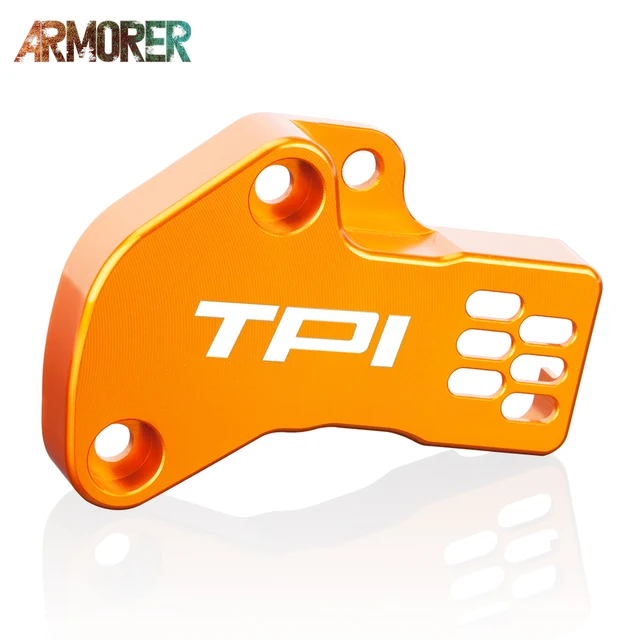 EXC 300 TPI TPS Sensor Guard For KTM TPI 300 EXC 300EXC TPI Six Days Motorcycle TPS Guard Cover Protector 2018 - 2022  2020 2021 TPI LOGO Orange