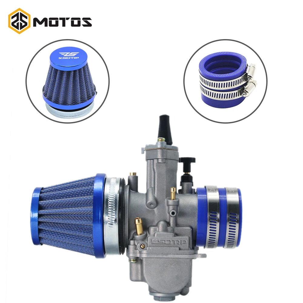 ZS гоночный мотоцикл PWK 21 24 26 28 30 32 34 мм карбюратор+ воздушный фильтр+ воздушного фильтра многочисленные держатель для ATV Скутер
