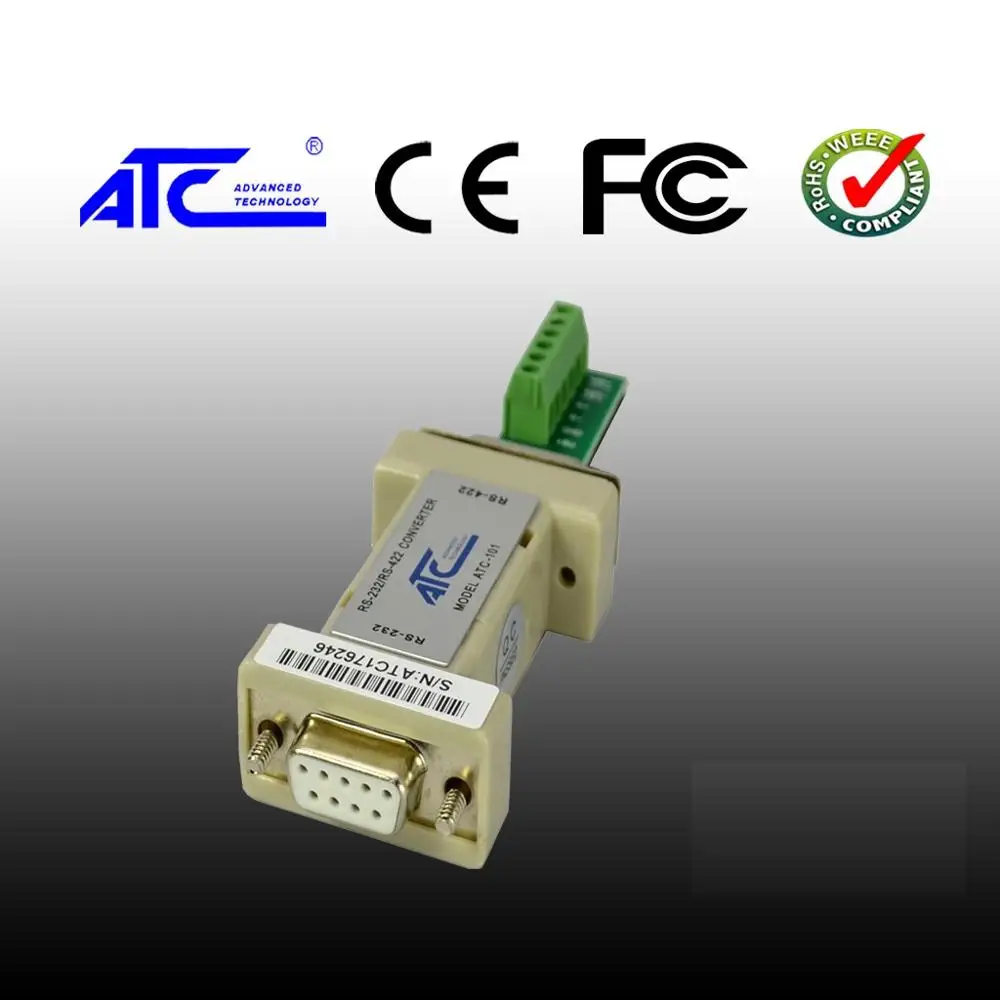 ATC-101 RS232 к RS422 адаптер фитинг двухсторонний пассивный интерфейс промышленный модуль 422 конвертер