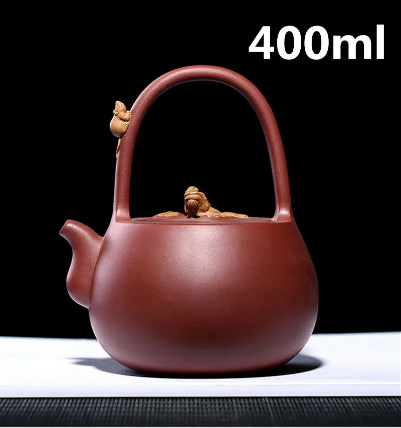 

Teapot Yixing Zisha Clay Chinese Porcelain Teapots Gongfu Tea Set 400ml New Arrived Famous Handmade Pots With Gift Box