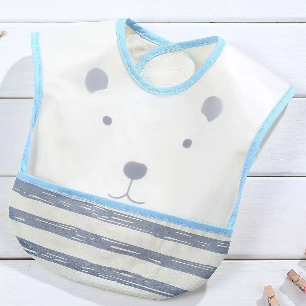 Waterproof Baby Drool Bibs Wash Free Double Layers Organic Soft Pure Cotton Bibs For Teething Drooling Feeding Baby Infant Bibs - Цвет: 8