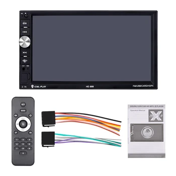 

NEW-7 Inch Double 2 DIN Car MP5 Player Wireless Press Sn Stereo Radio