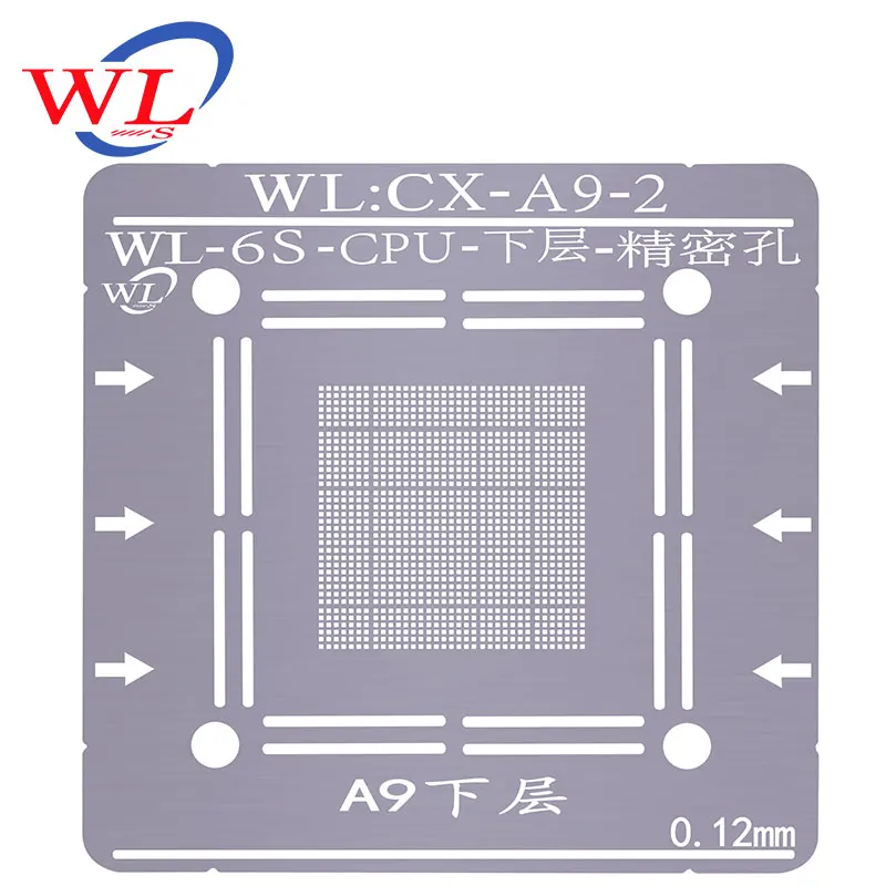Официальный магазин WL для iPhone A9 Baseband cpu NAND BGA реболлинга оловянные трафареты с магнитной основой позиционирования