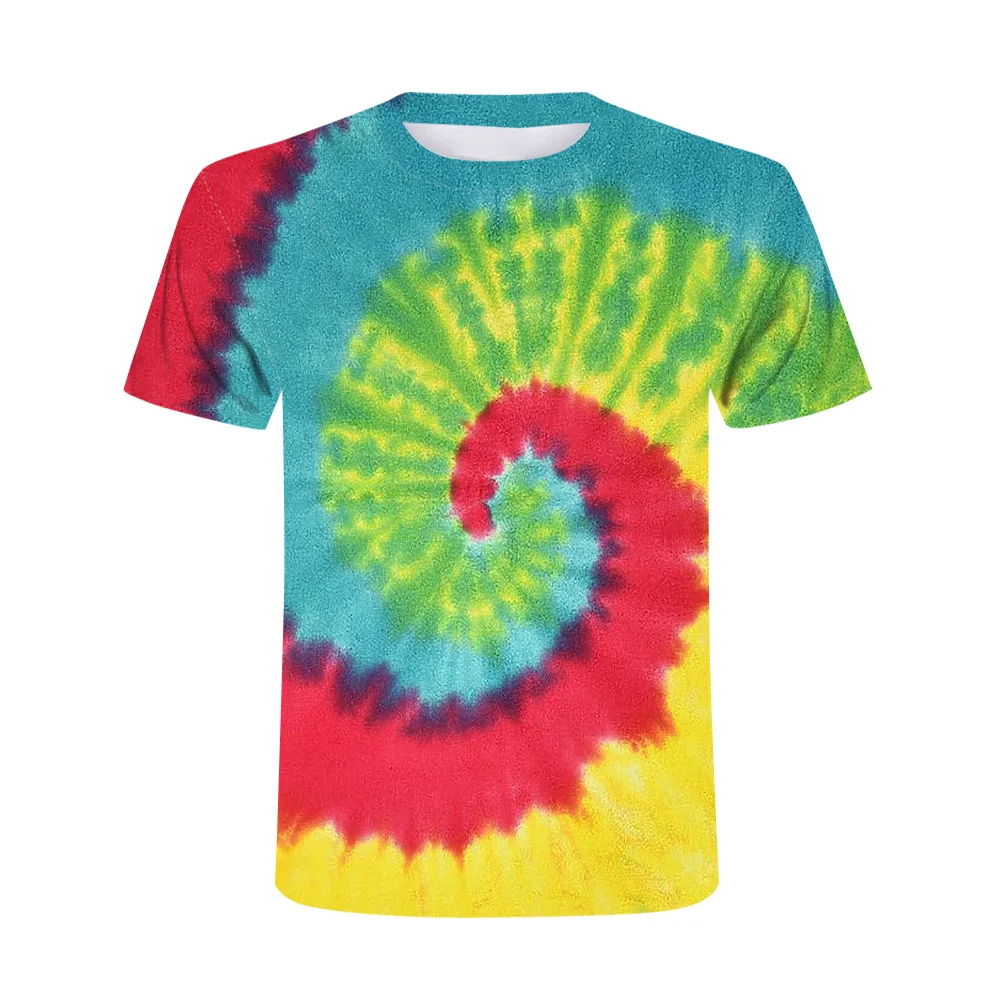 

3D digital printed T-shirt color Europe and America 2