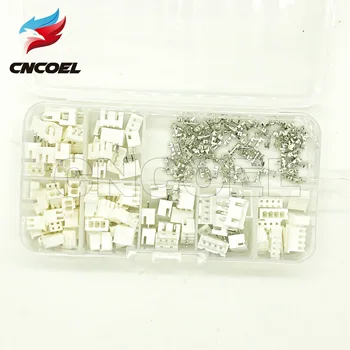 

250pcs XH2.54 2p 3p 4 pin 2.54mm Pitch Terminal Kit / Housing / Pin Header JST Connector Wire Connectors Adaptor XH Kits TJC3