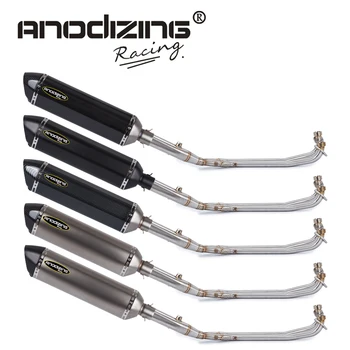 

57CM carbon fiber exhaust muffler FOR Yamaha YP500 T-MAX500 TMAX 500 2001-2007 Full Exhaust System slip on