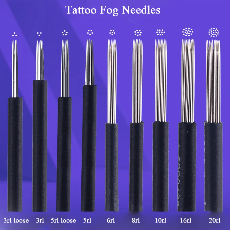 

Professional Microblading Needles 10pcs 0.35mm Permanent Makeup Supplies Tattoo Round Needle for Embroidery Fog Eyebrow Tools