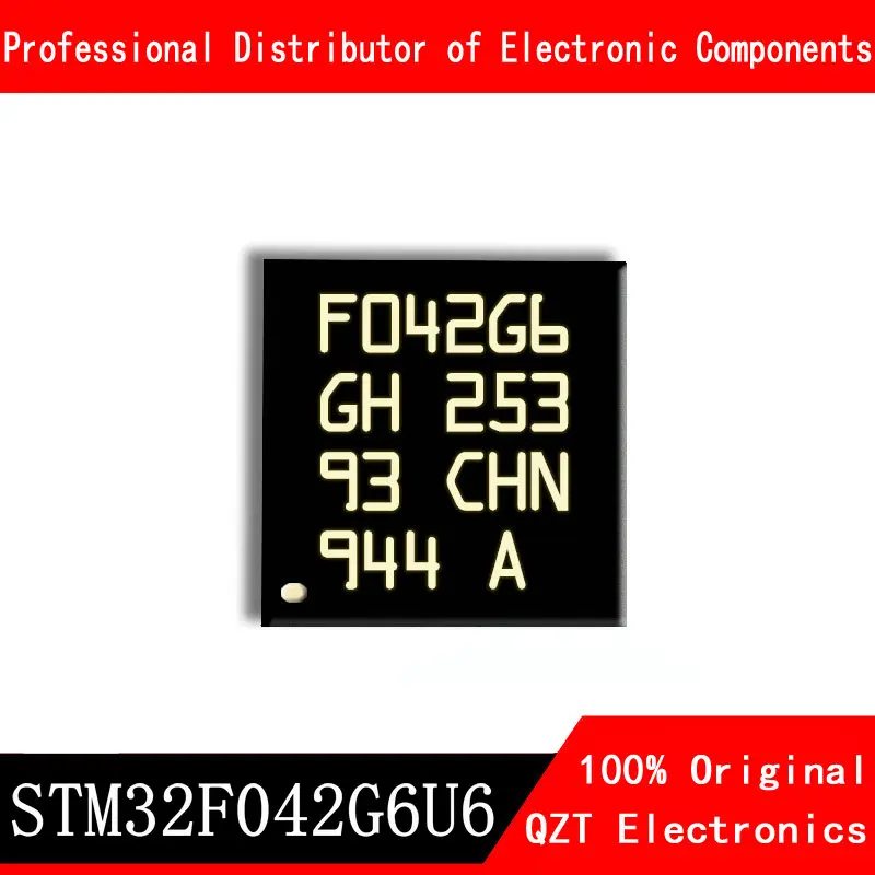 5pcs/lot new original STM32F042G6U6 STM32F042 UFQFPN28 microcontroller MCU In Stock