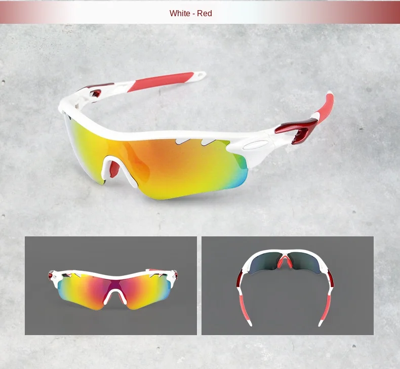 Cycling Sunglasses Outdoor Polarizing Bicycle Riding Glasses Wind-Resistant Sand Fishing Mountain Bike Sports Sun Goggles