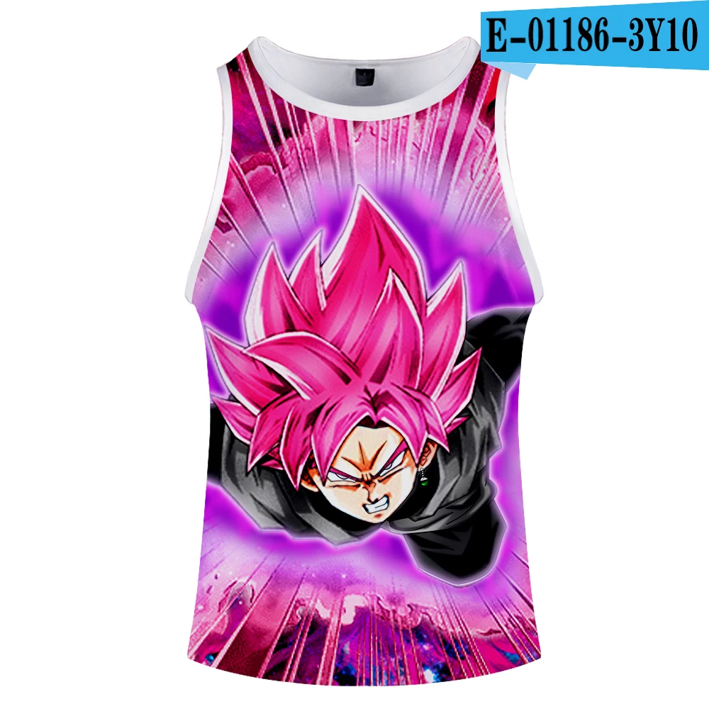 Dragon Ball Harajuku топы на бретелях горячая Распродажа хип-хоп Модные топы на бретелях забавные уличные Post Malone мужские и женские летние майки - Цвет: 3D