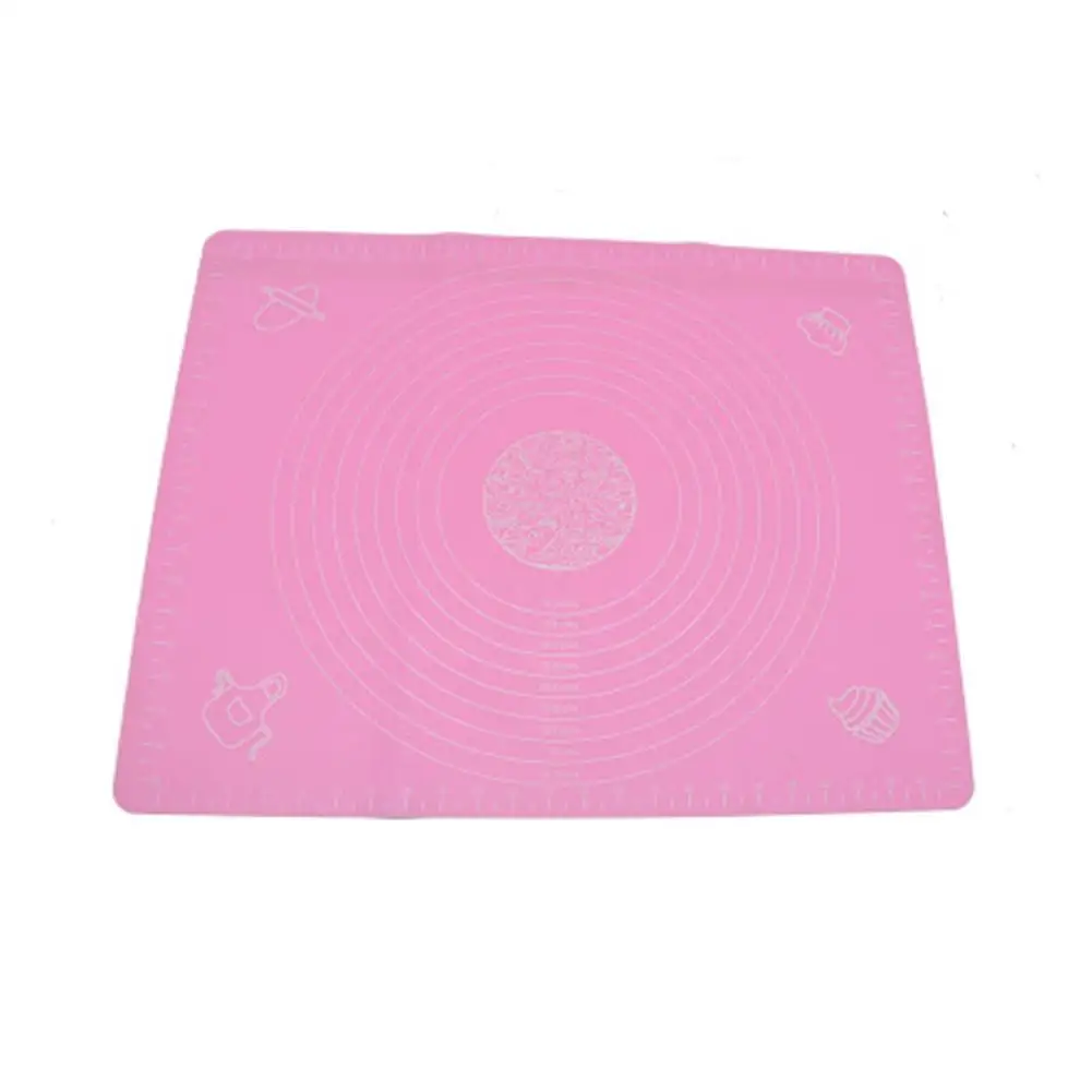 Cake Mat 1 Pc Super Big 50*40cm Non-stick Knead Dough Lace Rolling Silicone Baking Mat Cutting Fondant Pastry Sheet Pastry