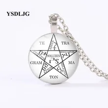 GDRGYB collier ésotérique-Goetia pentagramme de salomon pentagramme symbole occulte en acier inoxydable bijoux collier de bijoux(China)