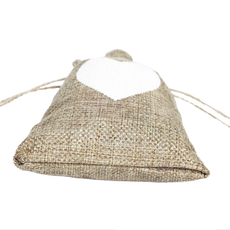 Льняные сумки в декорированном мешковиной горшке Drawstring Рождество любовь с изображением сердца, для подарков сумка Свадебная вечеринка сумки для Кофейные зерна конфеты Макияж Ювелирные изделия, 50 шт в наборе