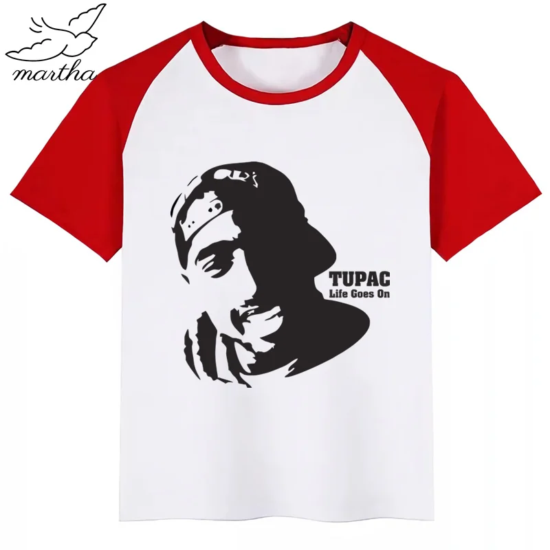 Американский раппер Тупак макавели 2pac, Детская летняя забавная футболка для девочек и мальчиков детская футболка с принтом модная повседневная одежда для малышей