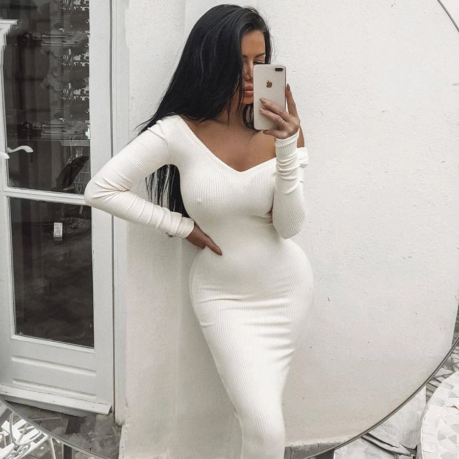 white dress for winter party