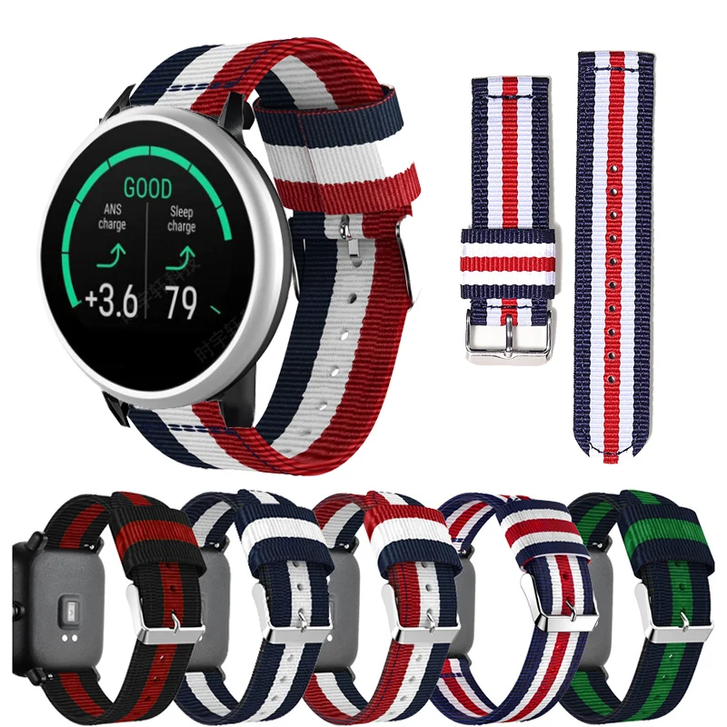 Нейлоновый холщовый ремешок для умных часов POLAR IGNITE Vantage M сменный Браслет
