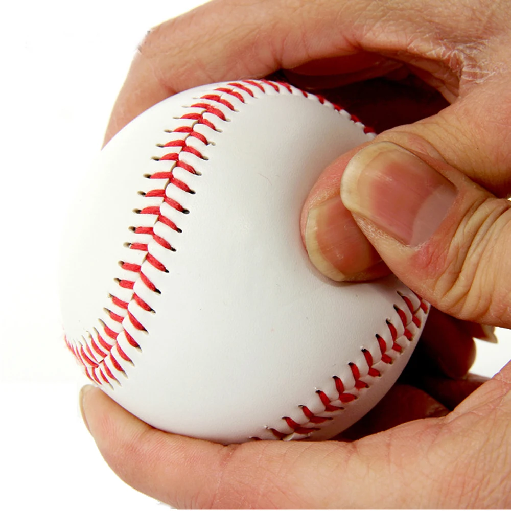 

Standard Baseball Ball Softball 9" Handmade PVC Upper Rubber Baseballs Inner Soft Balls Training Exercise beisebol