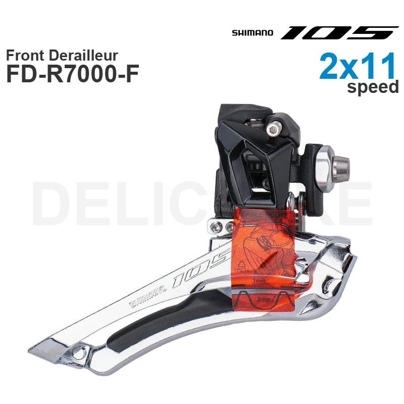SHIMANO desviador delantero para bicicleta de carretera, piezas genuinas de 2x11v, montaje soldado, 105 de - AliExpress