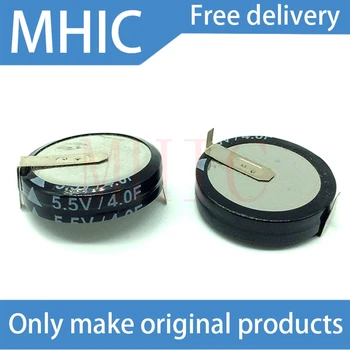 

10PCS/LOT 4.0F5.5V FARAD CAPACITOR 5.5V4F H TYPE SUPER CAPACITOR 5.5V4.0F GOLD CAPACITOR