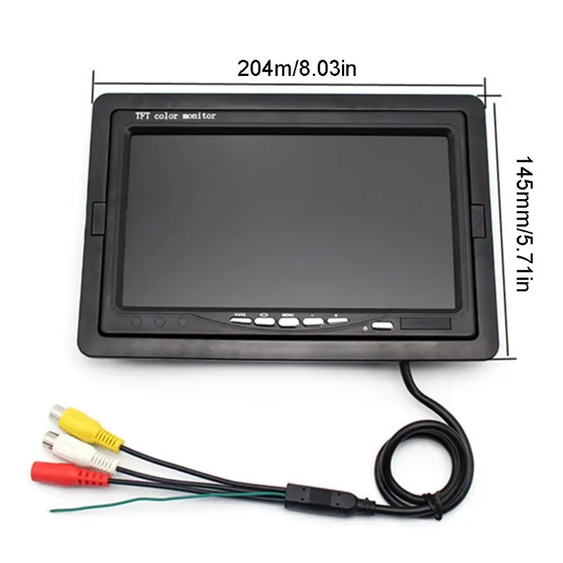 " TFT lcd цифровой монитор цветной экран Автомобильная камера заднего вида DVD A6HE