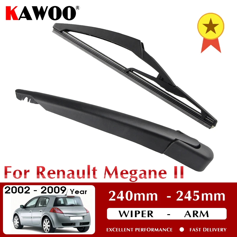 Escobillas de limpiaparabrisas trasero coche Renault Megane 2, 2002, 2003, 2004, 2005, 2006, 2007, 2008, 2009, accesorios para coche|window arm|wiper armrear wiper - AliExpress