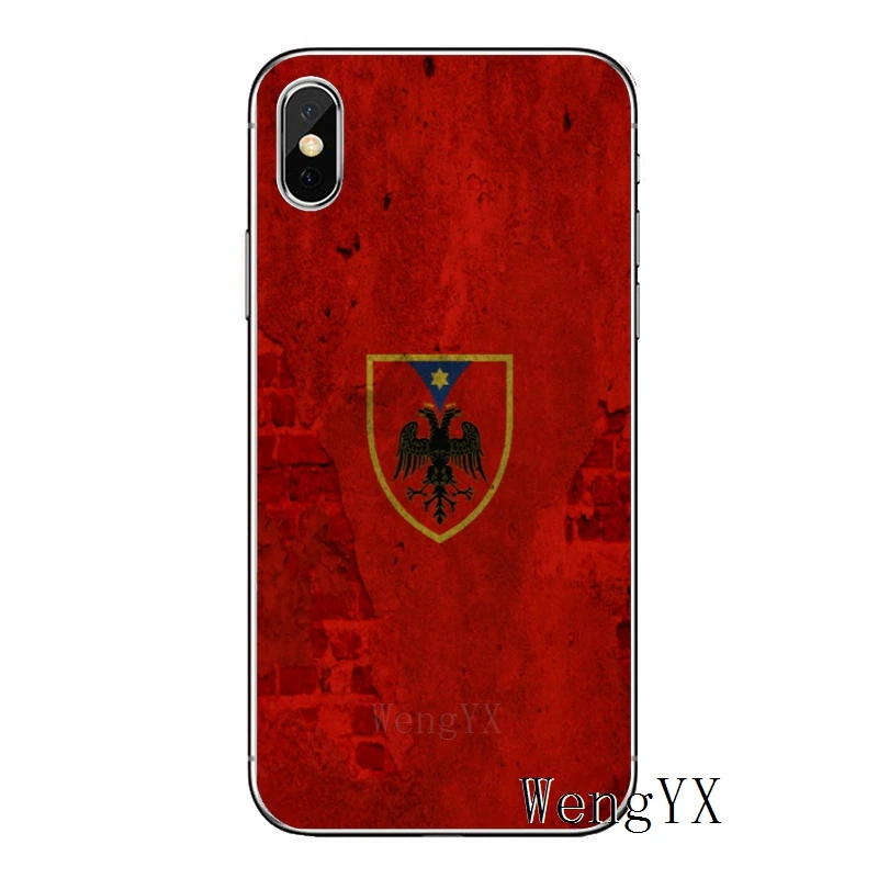 Роскошный Государственный Флаг Албании для samsung galaxy A10 A30 A40 A50 A60 A70 xiaomi mi 9 redmi note 7 для huawei p30 lite pro Чехол - Цвет: Albania-Flag-A-09