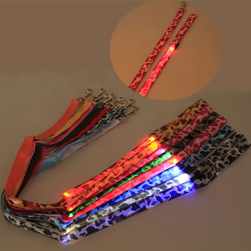 

Flashing Dog Leash LED Night Luminous Anti-Lost Leash For Dogs Puppies LED Glowing Leashes Cat Kitten Dog Supplies Pet Products
