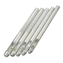 KiWarm 5 шт./компл. кожа Сталь пояс тонкий пояс, который крепится на пуансон комплект круглое отверстие фрезы ручная работа ручной работы DIY Инструменты