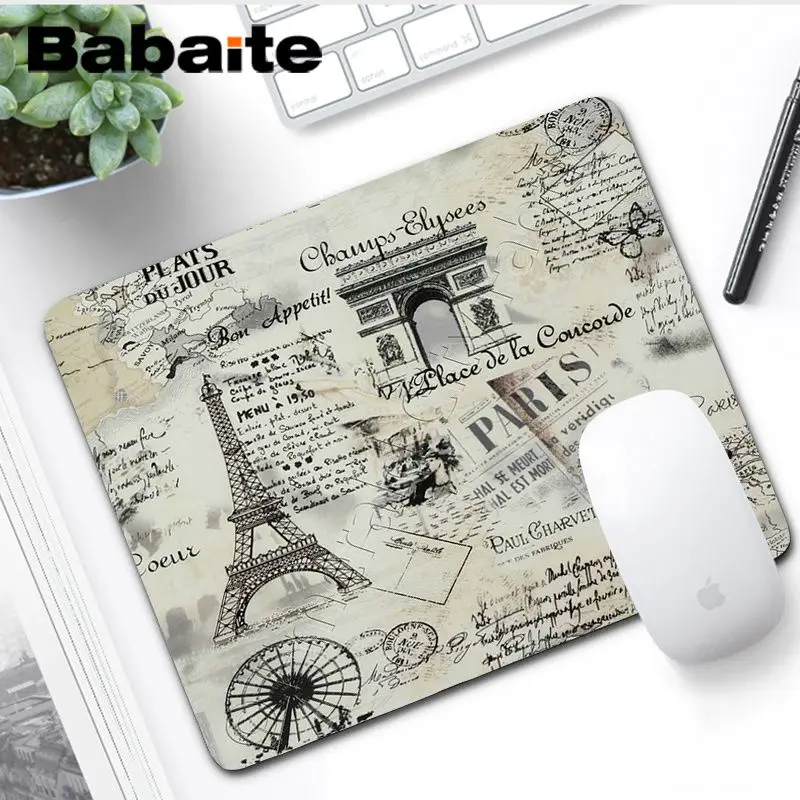 Babaite, новинка, Эйфелева башня, сделай сам, дизайн, игровой с узором, коврик для мыши, большой, Lockedge, коврик для мыши, PC, компьютерный коврик, игровой коврик для мыши