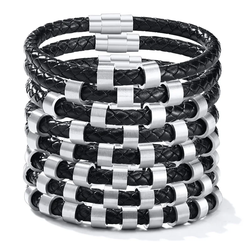 Браслет из 99% натуральной кожи ручной работы с бусинами под заказ | Украшения и