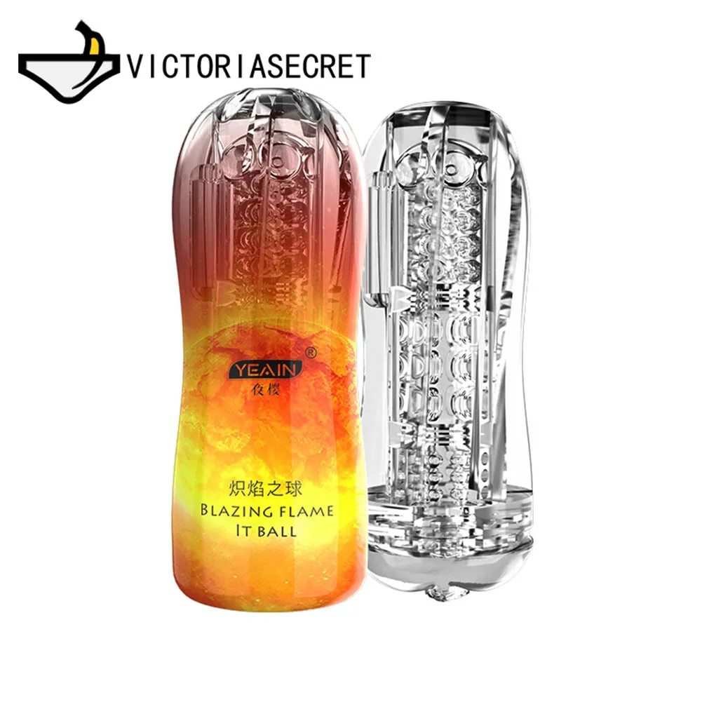 Male masturbation Vibrating Masturbator Realistic Vagina Pussy Artificial Vagina Tighten Masturbation Cup Sex Toys Big Ass Men