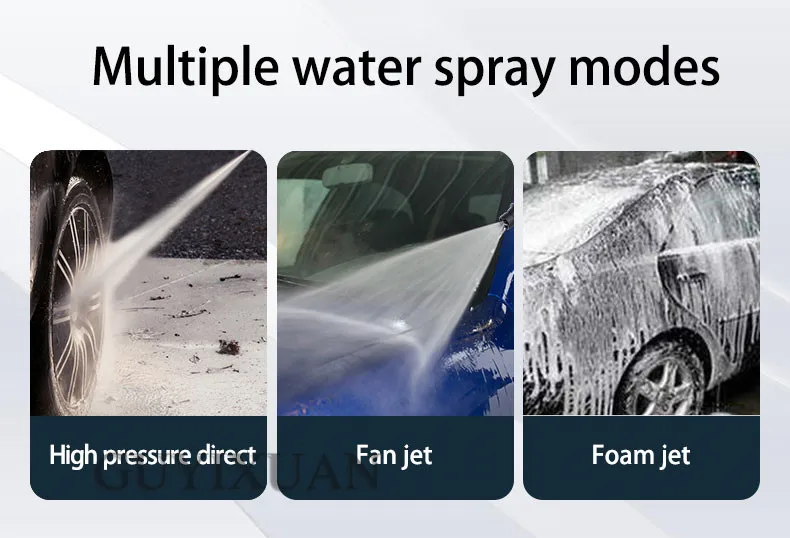 Машинная мойка, ультра высокое давление, бытовая 220 В, высокая мощность, щетка, маленький портативный водяной насос
