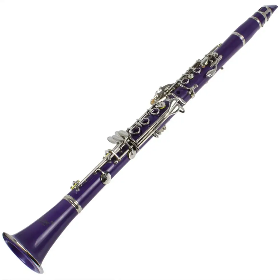 SLADE 5 цветов Avaliable Ebonite 66 см длина Ebonite тело 17 никель ключи с серебристым напылением бинокулярный Bb кларнет