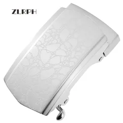 Zlrph fivela automática de aço inoxidável de cinto de negócios fivela masculina cabeça de cintura