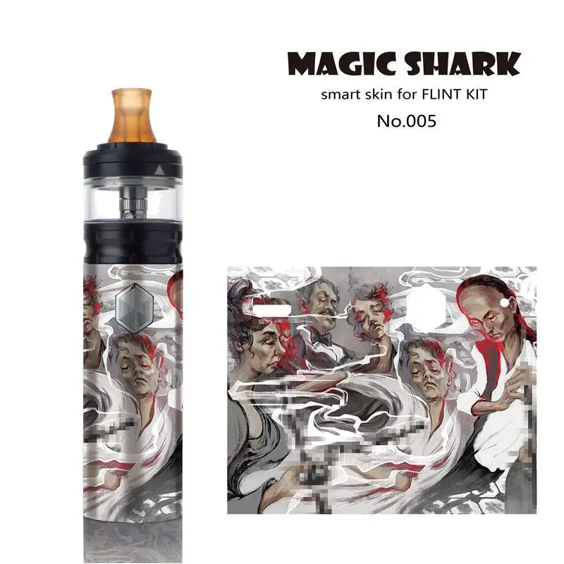 Magic Shark USA Flag Panda Leaf One Piece Vape Skin Sticker Film Vape Case for Geekvape Flint Kit 001-017 - Цвет: 005