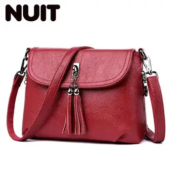 

2020 Crossbody Bag For Women Leather Messenger Bags Sac A Main Tassel Flap Bags For Girls Female Shoulder Bag High Quality New
