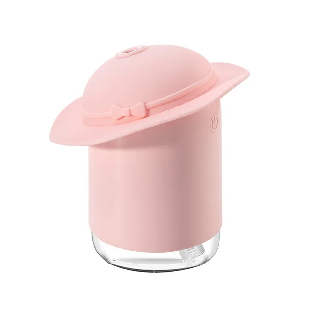 

200ML Fun Cap Ultrasonic Air Humidifier Essential Oil Aroma Diffuser Mini USB Car Cool Mist Maker with LED Light for Home
