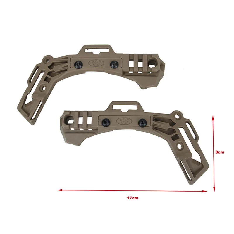 Tactical Helmet Rail Adapter for Wendy 2.0/3.0 Helmet Description Image.This Product Can Be Found With The Tag Names Helmet replacement rail adapter, Sports Entertainment