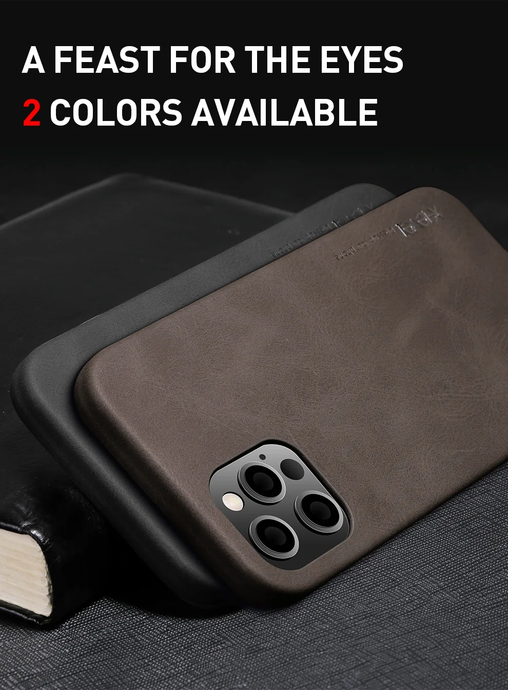 Leather Case for iphone 12 pro max 6